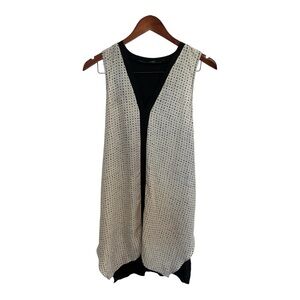 Melissa Nepton Sleeveless Polka Dot shirt size medium